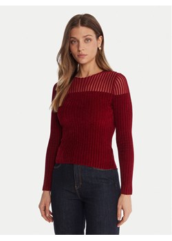 Guess Sweter W5BR62 Z0890 Czerwony Slim Fit ze sklepu MODIVO w kategorii Swetry damskie - zdjęcie 187618505
