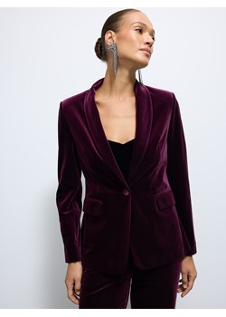 Mohito - Welurowa marynarka - ciemny fiolet ze sklepu Mohito w kategorii Marynarki damskie - zdjęcie 187618788