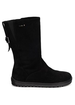 Kozaki barefoot Vivian skórzane do połowy łydki zimowa podeszwa zero drop czarne ze sklepu butyolivier w kategorii Botki - zdjęcie 187619595