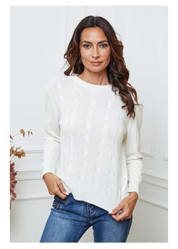 So Cachemire Sweter &quot;Kirem&quot; w kolorze kremowym ze sklepu Limango Polska w kategorii Swetry damskie - zdjęcie 187620095