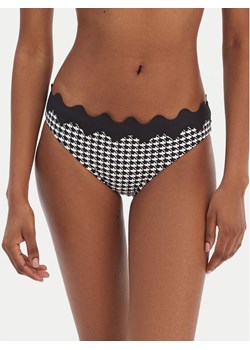 Seafolly Dół od bikini Gia Check Ric Rac 40711-282 Czarny ze sklepu MODIVO w kategorii Stroje kąpielowe - zdjęcie 187620616