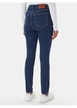 Calvin Klein Jeans Jeansy LV047E611G Granatowy Skinny Fit ze sklepu MODIVO w kategorii Jeansy damskie - zdjęcie 187620619