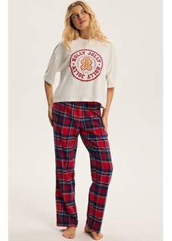 Esotiq świąteczna piżama damska Bloovii CandyCane 43953-00X, Kolor kremowo-czerwony, Rozmiar L, BLOOVII ze sklepu Intymna w kategorii Piżamy damskie - zdjęcie 187621266