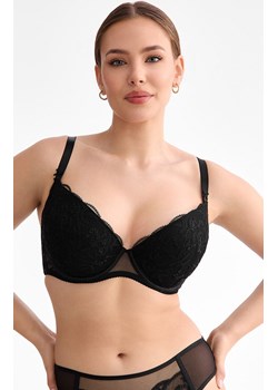 Biustonosz push-up czarny Fiora B214, Kolor czarny, Rozmiar 65D, Ewa Bien ze sklepu Intymna w kategorii Biustonosze - zdjęcie 187621387