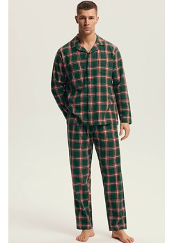 Henderson bawełniana piżama męska w kratę Nut 43460-77X, Kolor zielono-czerwony, Rozmiar 2XL, Henderson ze sklepu Intymna w kategorii Piżamy męskie - zdjęcie 187621485