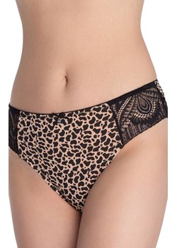 2-pak bawełniane figi damskie L-1589BI, Kolor beżowo-czarny, Rozmiar L, LAMA ze sklepu Intymna w kategorii Majtki damskie - zdjęcie 187621516