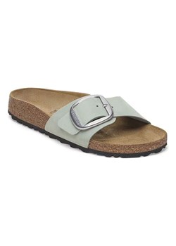 Birkenstock Skórzane klapki &quot;Madrid&quot; w kolorze zielonym ze sklepu Limango Polska w kategorii Klapki damskie - zdjęcie 187622405