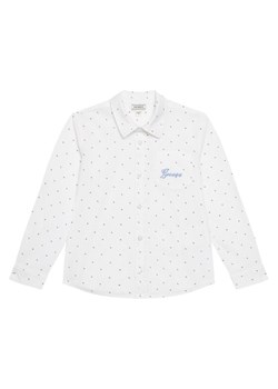 Guess Koszula N6RH02 WE5W0 Biały Regular Fit ze sklepu MODIVO w kategorii Koszule chłopięce - zdjęcie 187622648