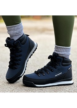 Granatowe zimowe śniegowce damskie z membraną American Club Softshell ze sklepu suzana.pl w kategorii Śniegowce damskie - zdjęcie 187623109