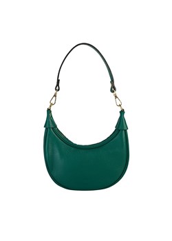 Zielona torebka skórzana półksiężyc z odpinanym paskiem, model Aria ze sklepu Słoń Torbalski w kategorii Listonoszki - zdjęcie 187623165