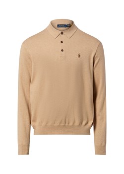 Polo Ralph Lauren Męska koszulka polo Mężczyźni Bawełna wielbłądzi jednolity ze sklepu vangraaf w kategorii T-shirty męskie - zdjęcie 187623215