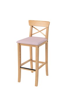 Pokrowiec na krzesło barowe Ingolf z tapicerowanym siedziskiem ze sklepu dekoria.pl w kategorii Pokrowce - zdjęcie 187623298