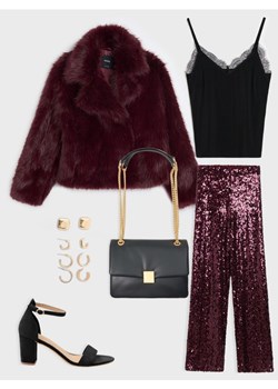 Sinsay - Top z koronką - czarny ze sklepu Sinsay w kategorii Bluzki damskie - zdjęcie 187623589