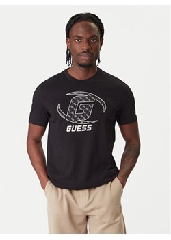 Guess T-Shirt Z6RI06 I3Z14 Czarny Regular Fit ze sklepu MODIVO w kategorii T-shirty męskie - zdjęcie 187623659