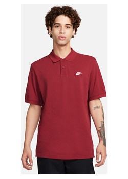 Męska koszulka polo z krótkim rękawem Nike Club - Czerń ze sklepu Nike poland w kategorii T-shirty męskie - zdjęcie 187623975