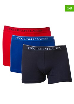 Ralph Lauren Underwear Bokserki (3 pary) w kolorze granatowym, niebieskim i czerwonym ze sklepu Limango Polska w kategorii Majtki męskie - zdjęcie 187625005