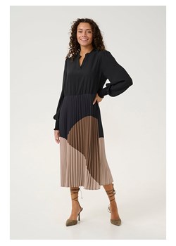 CULTURE Sukienka w kolorze czarno-brązowym ze sklepu Limango Polska w kategorii Sukienki - zdjęcie 187625129