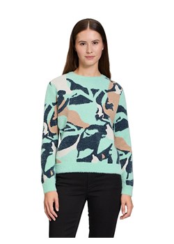 BETTY &amp; CO Sweter w kolorze miętowo-beżowo-granatowym ze sklepu Limango Polska w kategorii Swetry damskie - zdjęcie 187625148