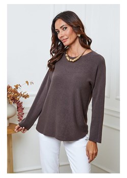 So Cachemire Sweter &quot;Ianaz&quot; w kolorze brązowym ze sklepu Limango Polska w kategorii Swetry damskie - zdjęcie 187625517