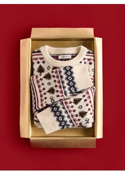 Reserved - Sweter ze świątecznym motywem - wielobarwny ze sklepu Reserved w kategorii Swetry męskie - zdjęcie 187625636