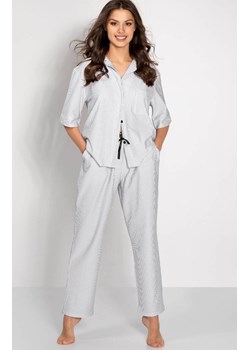 Rozpinana piżama damska Alessia, Kolor szary, Rozmiar M, Momenti per me ze sklepu Intymna w kategorii Piżamy damskie - zdjęcie 187626169