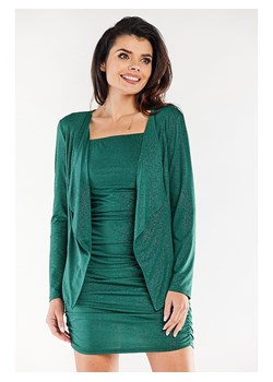 Awama Kardigan w kolorze zielonym ze sklepu Limango Polska w kategorii Swetry damskie - zdjęcie 187626316