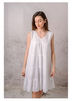 Lula Natura Sukienka w kolorze białym ze sklepu Limango Polska w kategorii Sukienki - zdjęcie 187627347