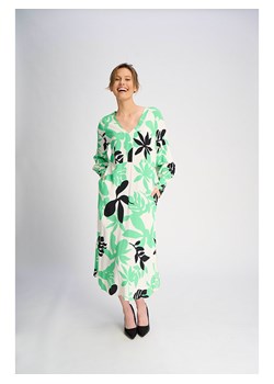 Marks &amp; Spencer Sukienka w kolorze zielono-biało-czarnym ze sklepu Limango Polska w kategorii Sukienki - zdjęcie 187627389