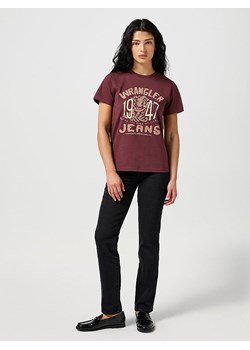 Wrangler Koszulka w kolorze bordowym ze sklepu Limango Polska w kategorii Bluzki damskie - zdjęcie 187627505