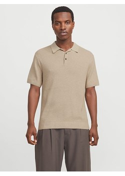 Jack &amp; Jones Koszulka polo &quot;Jprcccooper&quot; w kolorze beżowym ze sklepu Limango Polska w kategorii T-shirty męskie - zdjęcie 187627777