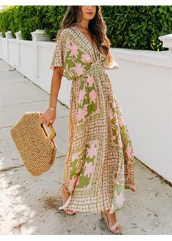 LA Angels Sukienka w kolorze zielono-jasnoróżowym ze sklepu Limango Polska w kategorii Sukienki - zdjęcie 187628039