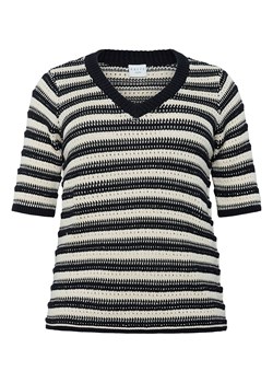 KAFFE curve Sweter w kolorze kremowo-czarnym ze sklepu Limango Polska w kategorii Swetry damskie - zdjęcie 187628307