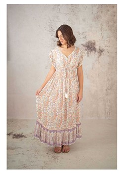 Lula Natura Sukienka w kolorze beżowo-pomarańczowym ze sklepu Limango Polska w kategorii Sukienki - zdjęcie 187628549