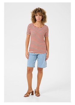 Cream Koszulka &quot;Ribba&quot; w kolorze beżowo-czerwonym ze sklepu Limango Polska w kategorii Bluzki damskie - zdjęcie 187628678