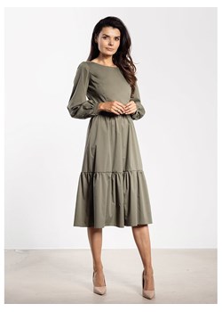 Awama Sukienka w kolorze khaki ze sklepu Limango Polska w kategorii Sukienki - zdjęcie 187629177