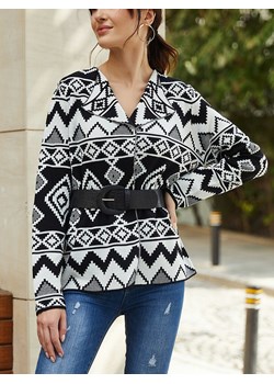 LA Angels Kardigan w kolorze czarno-kremowym ze sklepu Limango Polska w kategorii Swetry damskie - zdjęcie 187629408