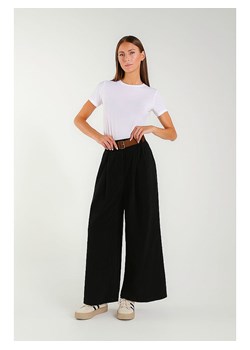 Tamba Kuloty w kolorze czarnym ze sztruksu babycord ze sklepu Limango Polska w kategorii Spodnie damskie - zdjęcie 187629438