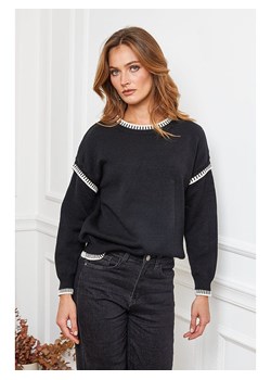 Joséfine Sweter &quot;Brami&quot; w kolorze czarnym ze sklepu Limango Polska w kategorii Swetry damskie - zdjęcie 187629588