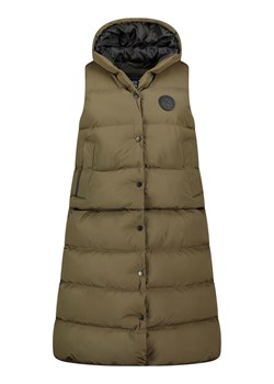 Geographical Norway Kamizelka pikowana "Villian" w kolorze khaki ze sklepu Limango Polska w kategorii Kamizelki damskie - zdjęcie 187629839