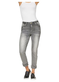 Heine Dżinsy - Slim fit - w kolorze szarym ze sklepu Limango Polska w kategorii Jeansy damskie - zdjęcie 187629987