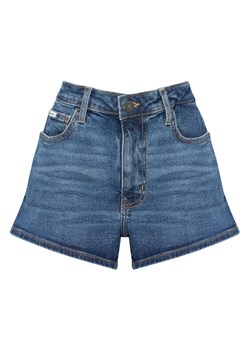 Guess Jeans Szorty jeansowe W5YD0Y D5R11 Niebieski Regular Fit ze sklepu MODIVO w kategorii Szorty - zdjęcie 187630117