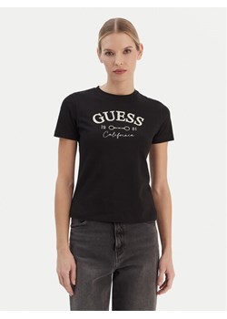 Guess T-Shirt V6RI02 J1314 Czarny Regular Fit ze sklepu MODIVO w kategorii Bluzki damskie - zdjęcie 187630147