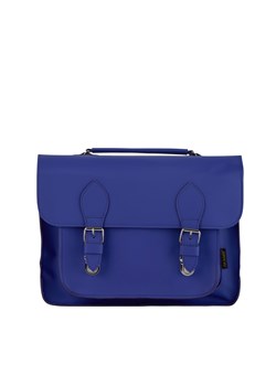 fioletowa torba skórzana na ramię i do ręki listonoszka Dalia ze sklepu Słoń Torbalski w kategorii Listonoszki - zdjęcie 187630439