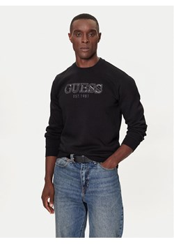 Guess Bluza M5BQ08 K9Z21 Czarny Regular Fit ze sklepu MODIVO w kategorii Bluzy męskie - zdjęcie 187630768