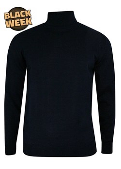 Golf Klasyczny, Ciemny Granatowy, Wełna Merynosa, Elegancki -MM Classic- Męski SWMMGOLFGRANAT ze sklepu JegoSzafa.pl w kategorii Swetry męskie - zdjęcie 187630959