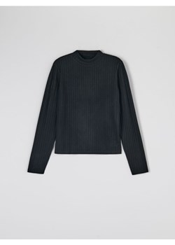 Sinsay - Koszulka ze stójką - czarny ze sklepu Sinsay w kategorii Bluzki damskie - zdjęcie 187631959