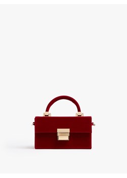 Mohito - Welurowa torebka na ramię - mahoń ze sklepu Mohito w kategorii Kopertówki - zdjęcie 187632055