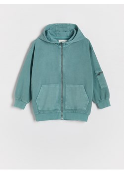 Reserved - Bluza oversize z kapturem - morski ze sklepu Reserved w kategorii Bluzy chłopięce - zdjęcie 187632259