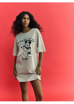 Reserved - Koszula nocna Mickey Mouse - beżowy ze sklepu Reserved w kategorii Koszule nocne - zdjęcie 187632297