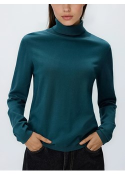 Reserved - Golf z wiskozą - morski ze sklepu Reserved w kategorii Swetry damskie - zdjęcie 187632997